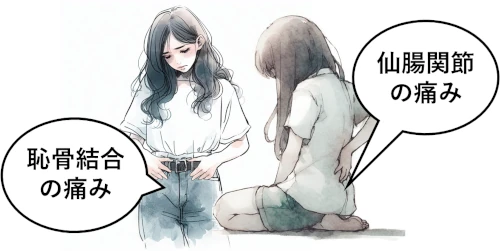 仙腸関節痛や恥骨結合痛